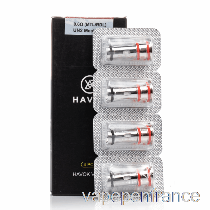 Bobines De Remplacement Uwell Havok 0,6 Ohm Un2 Bobines Maillées-h Stylo Vape